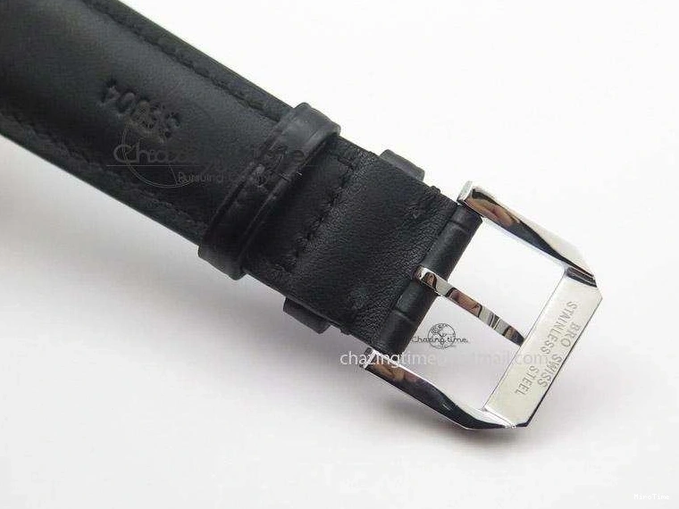 MIROTIME 0227 Ingeniuer St.Laurens SS Black Dial MK 1:1 Best Edition On Black Leather Strap  A Seasonal 7367